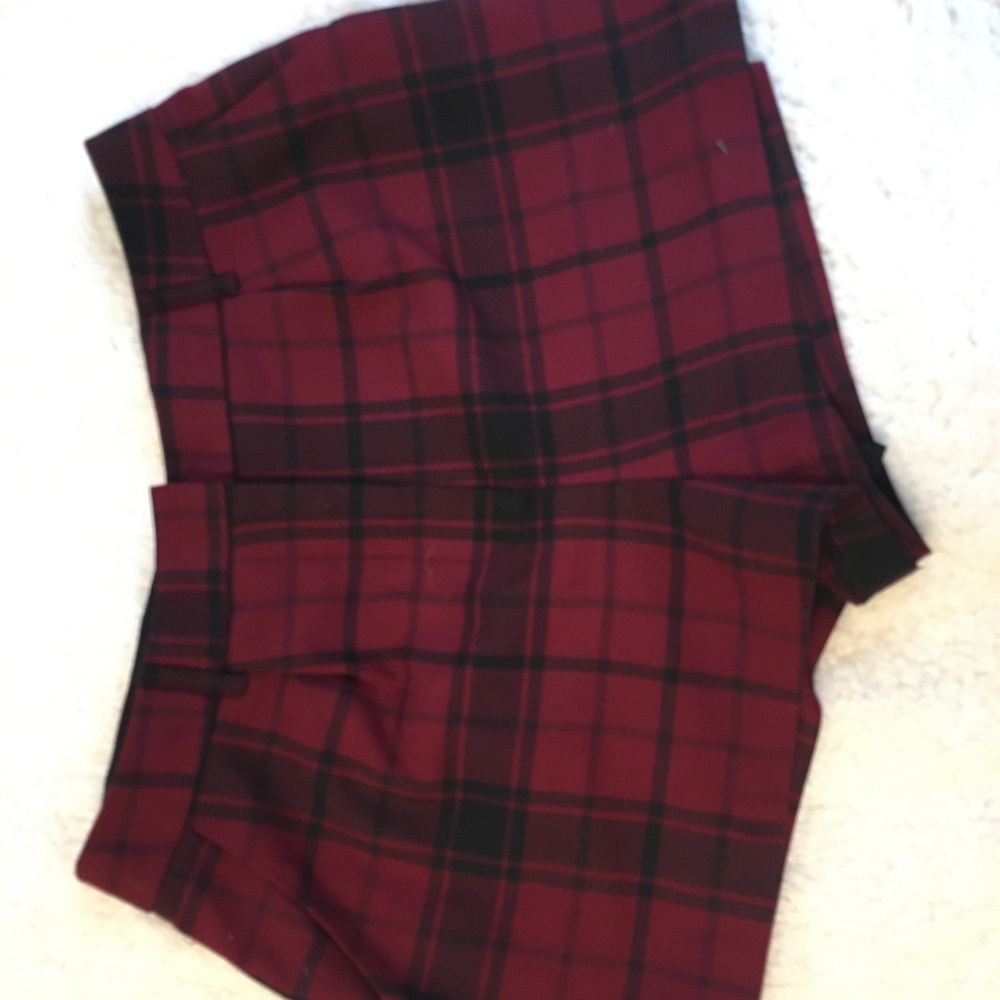 Plaid shorts